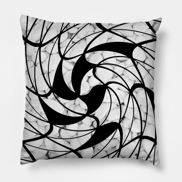 GEOMETRIC PEBBLES Pillow by GOTOCREATE