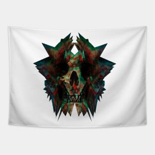 Skull LSDisplacement Tapestry