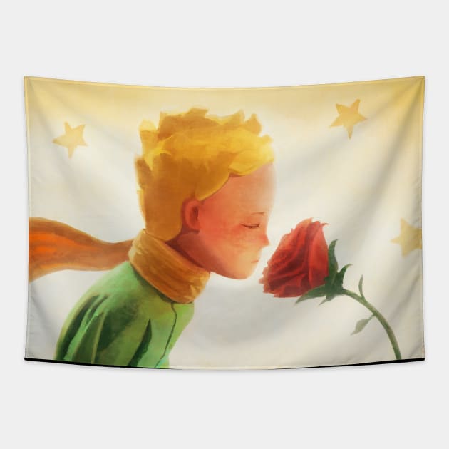 The little prince Tapestry by RedTeethDrawing