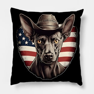 Patriotic Mexican Hairless Pillow