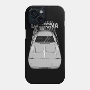 Dodge Charger Daytona 1969 - silver Phone Case