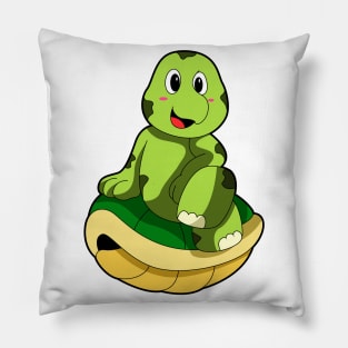 Turtle without Shell Pillow
