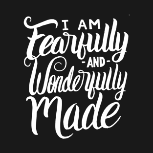 I am Fearfully and Wonderfully Made Christian Kid T-Shirt