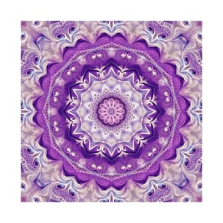 Flower Of Life Mandala (Lavender Dream) T-Shirt