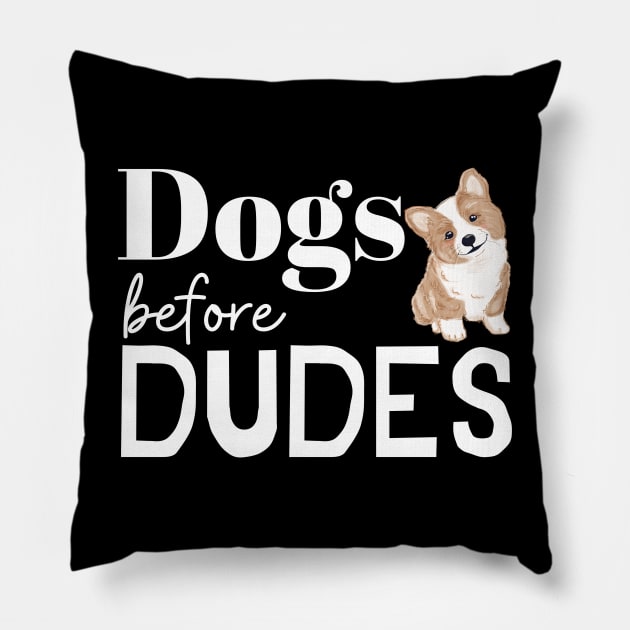 My Unwavering Loyalty to My Canine Companion Pillow by AbstractWorld