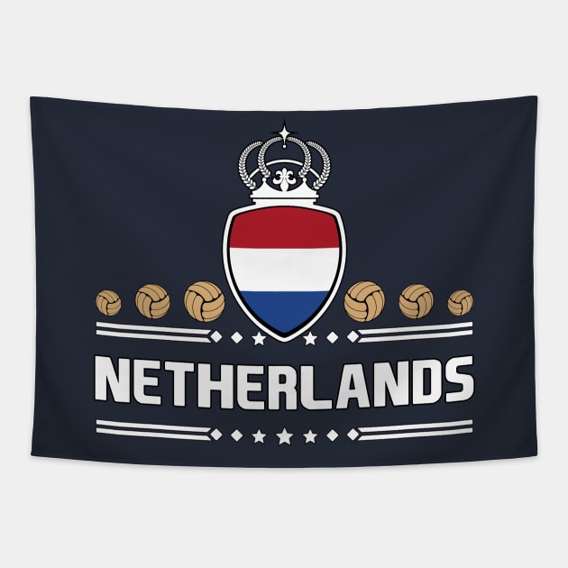 ORANJE VOETBAL NETHERLANDS | NETHERLANDS FOOTBALL Tapestry by VISUALUV