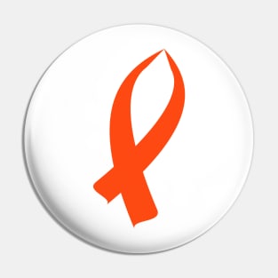 Awareness Ribbon (Orange) Pin