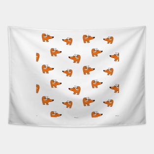 Fox pattern Tapestry