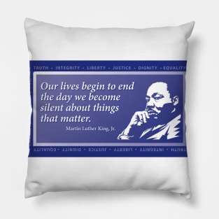 martin luther king Pillow