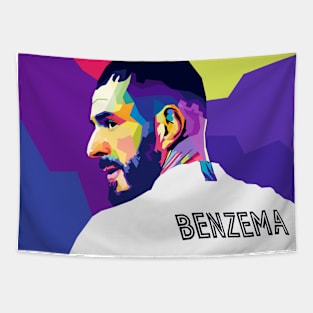 Karim Benzema Wpap Art Tapestry