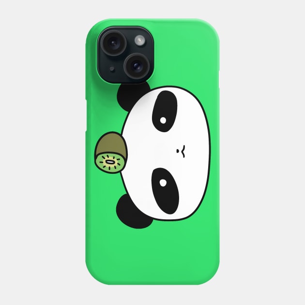 Kiwi Panda Face Phone Case by saradaboru