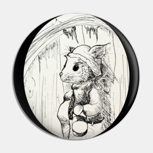 Winter mouse - Vintage Christmas inspired designs Pin