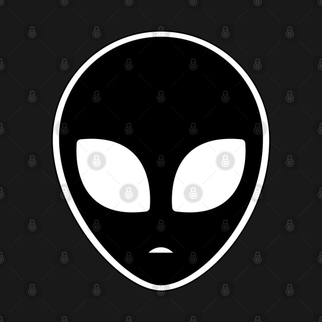 Alien Head Ufo Space Sci Fi by T-Shirt.CONCEPTS