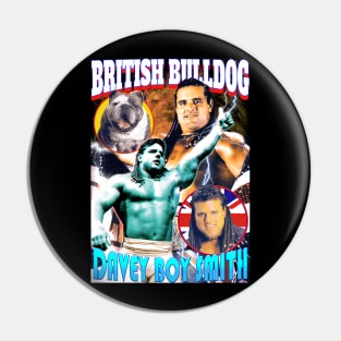 Davey Smith Bulldog Bootleg Pin