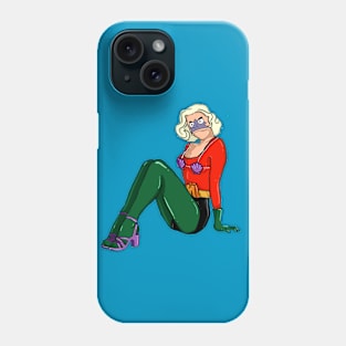 pin-up mermaid man Phone Case