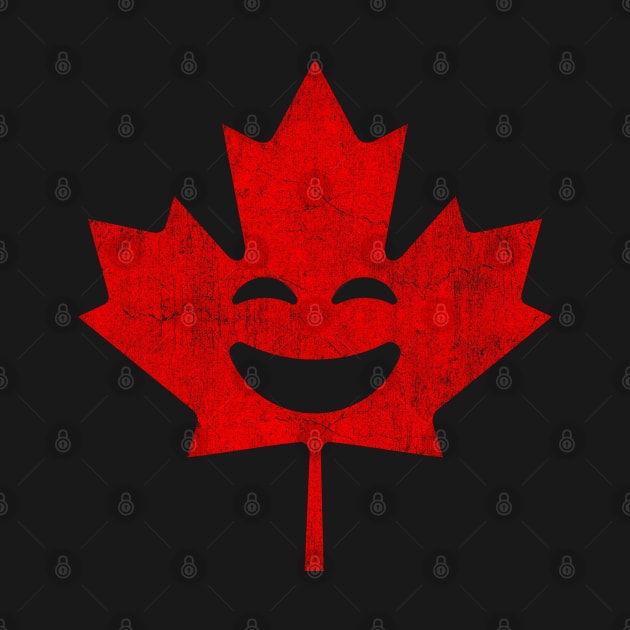 Hoorah for Canada Happy Vintage Canada T Shirt by Vector Deluxe