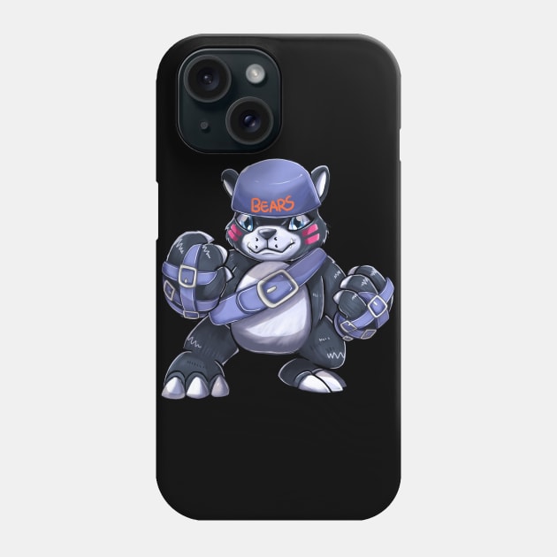 bearmon fanart Phone Case by DigiTeeshrit