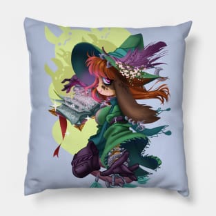 Bunny Witch Pillow