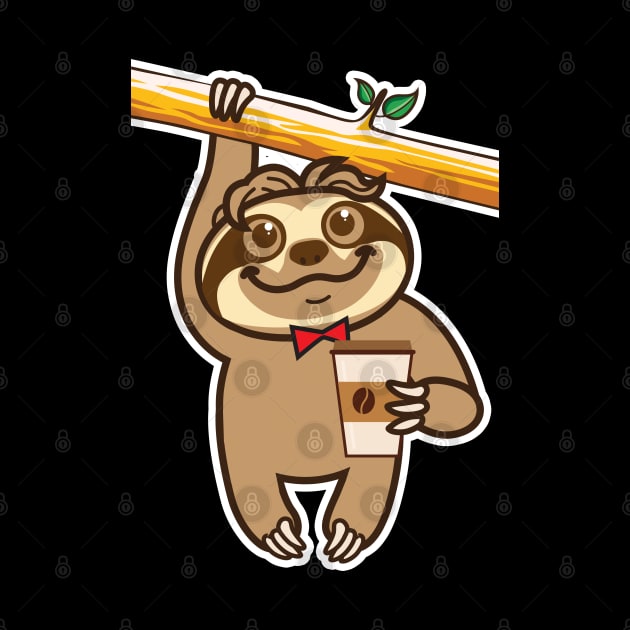 Sloth Coffee by Plushism