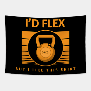 Bodybuilding with Dumbbells Tapestry