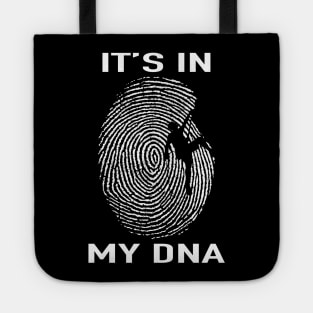 It's In My DNA Rock Climbing Fingerprint Fans Tote