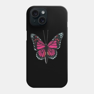 Butterfly 02h, transparent background Phone Case