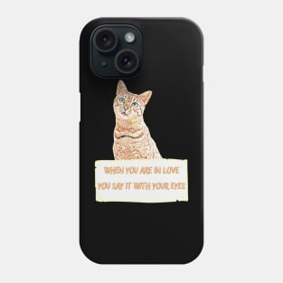 when you fall in love Phone Case