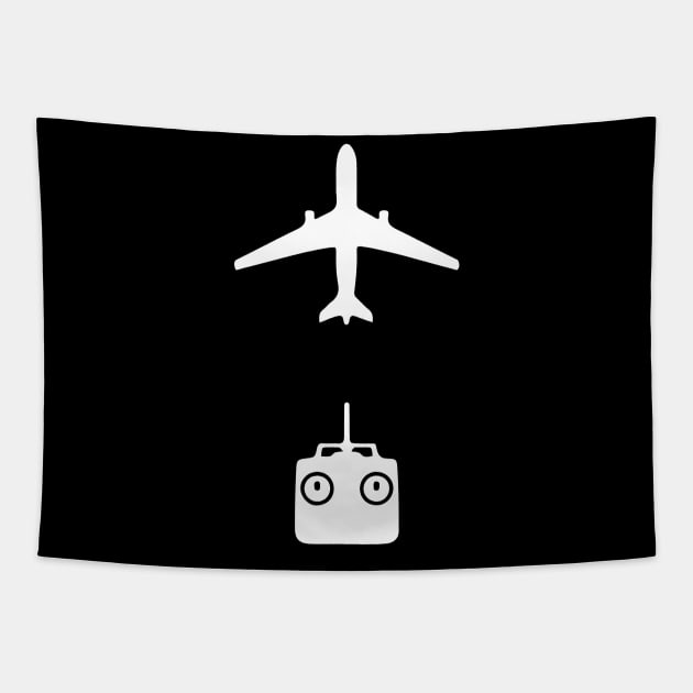 Remote Control Rc Plane Radio Controlled Airplane Tapestry by tanambos