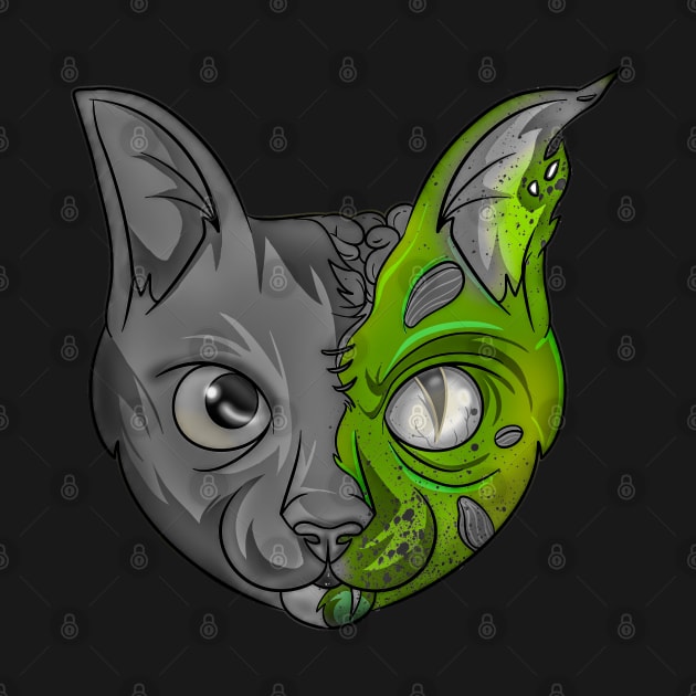 Scary Cat Zombie by Trendy Black Sheep