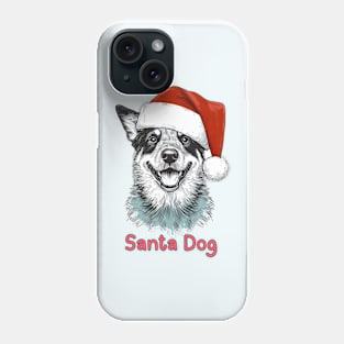 Santa Dog - Australian Cattle Dog Phone Case