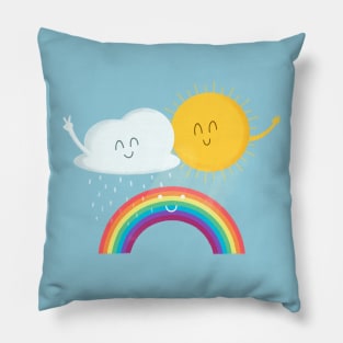 Rainbow's Family Pillow