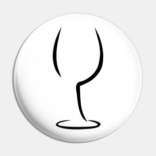 Wine Glass Pin