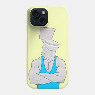 Toilet Head Phone Case