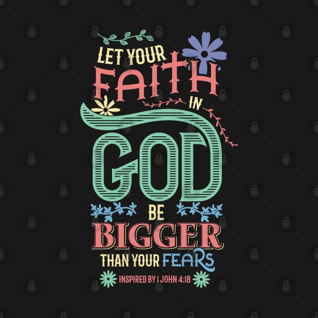 Christian Let your faith in God be bigger than your fears by aneisha