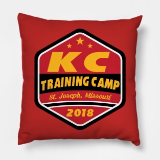 Football TRAINING CAMP St. Joseph Missouri Pillow