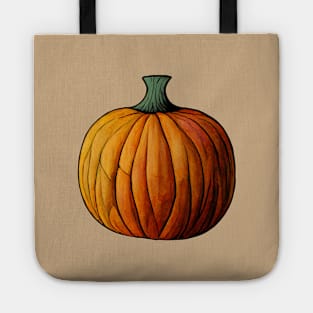 Pumpkin illustration Tote