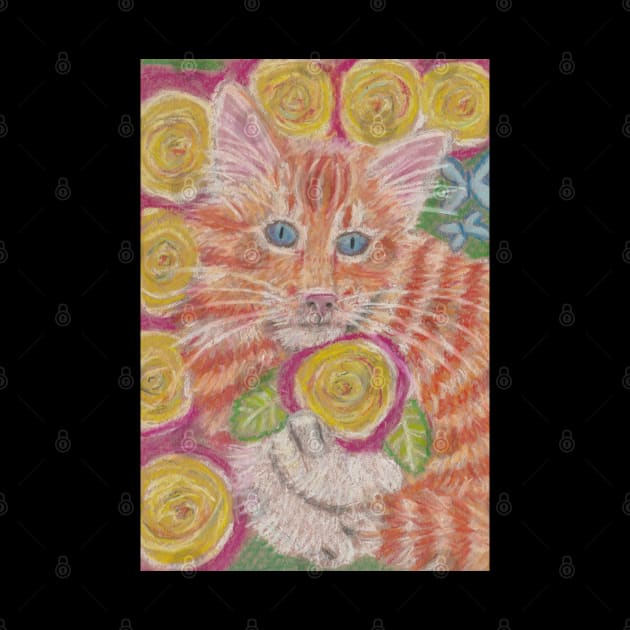 orange ginger cat by SamsArtworks