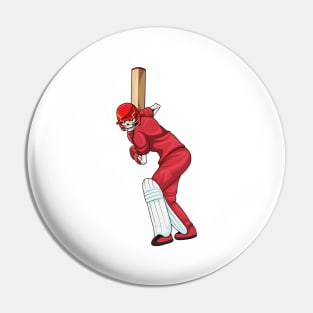 Skeleton Cricket Cricket bat Pin