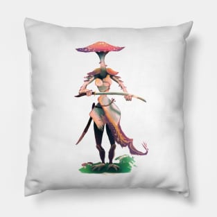 Mushroom Samurai Pillow