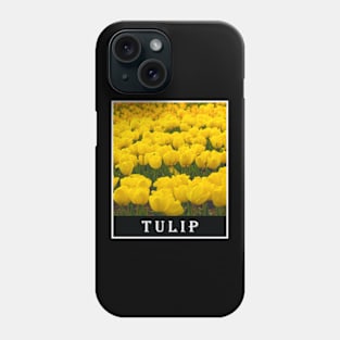 Yellow Tulip Floral Photography Phone Case