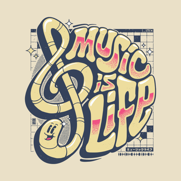 Music is life V1 - funny musician lover by StudioM6