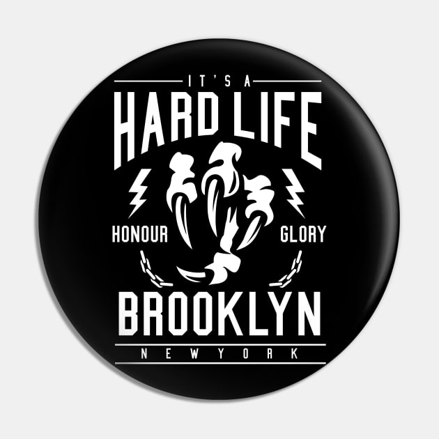 It's A Hard Life Pin by Z1