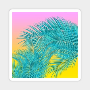 Summer Palm Leaves Magnet