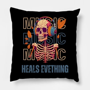 Music Heals Everything Pillow