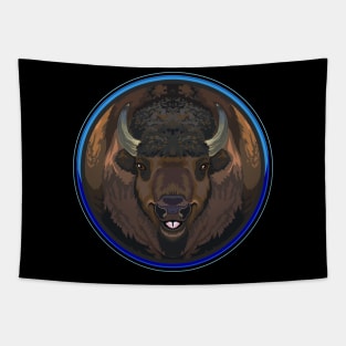 Bison Circle Tapestry