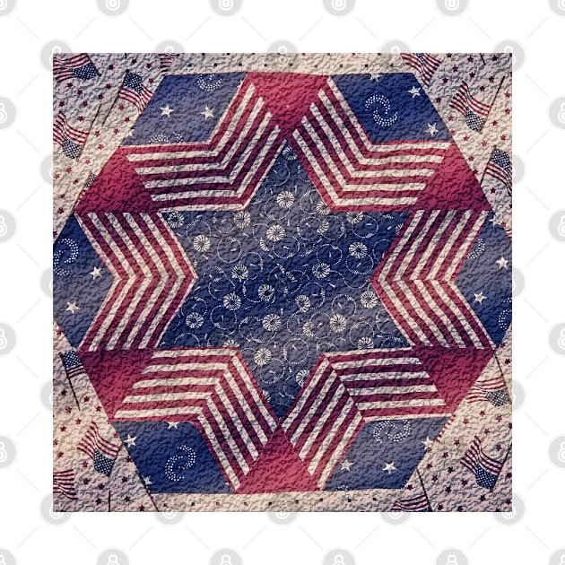 Patriotic Americana pattern by artsytee