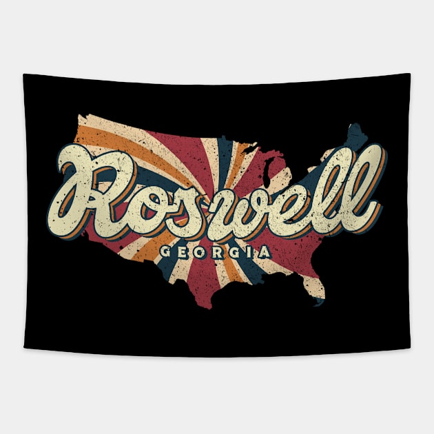 Roswell Georgia hometown Tapestry by SerenityByAlex