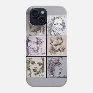 6 x studies of emotion Phone Case