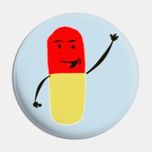 happy pill Pin