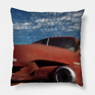 Abandoned 1950s Chevy Truck, Texas, 1991, Image 2 Pillow